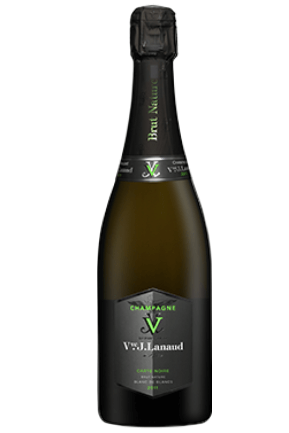 Champagne Carte Noir Blanc de Blancs Brut Nature Millésime 2012 Veuve J.Lanaud