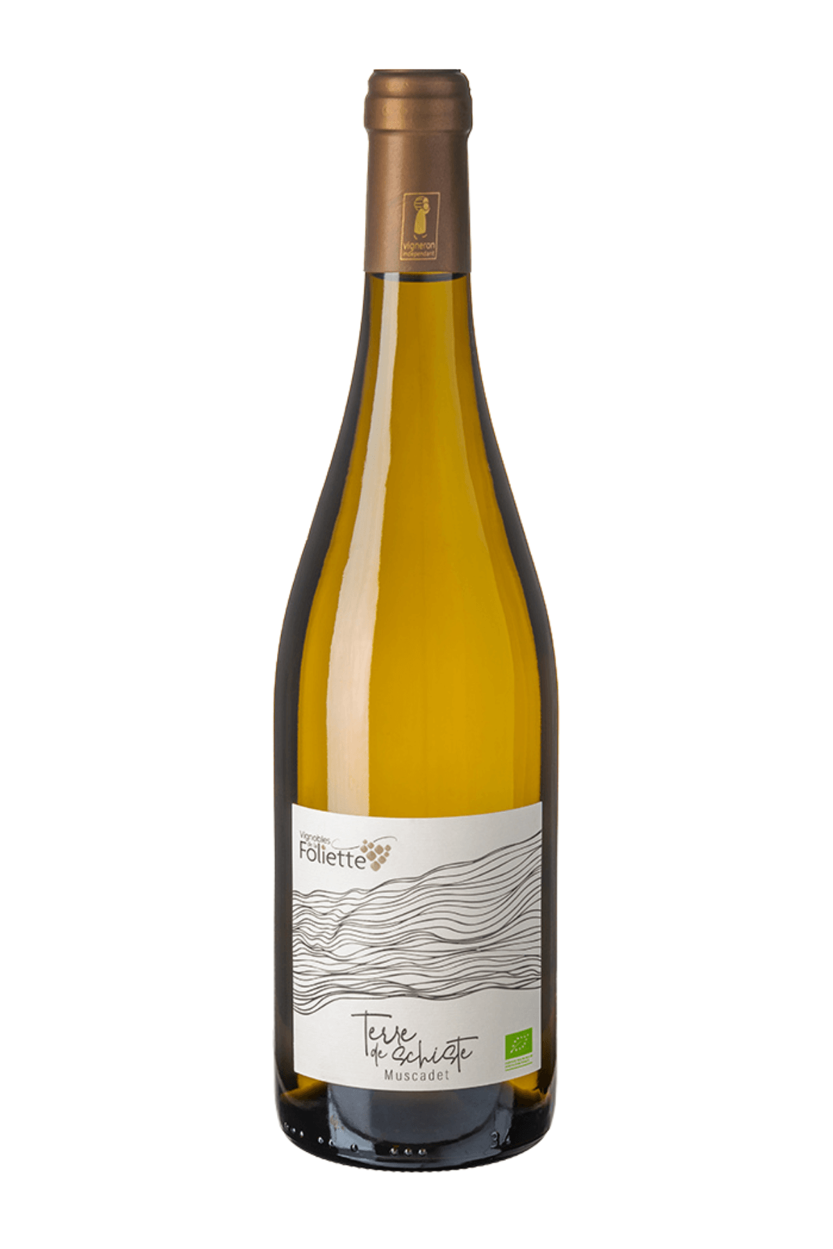"Terre de Schiste" Muscadet Sevre et Maine Sur Lie AOP Bio 2023 Domaine de La Foliette