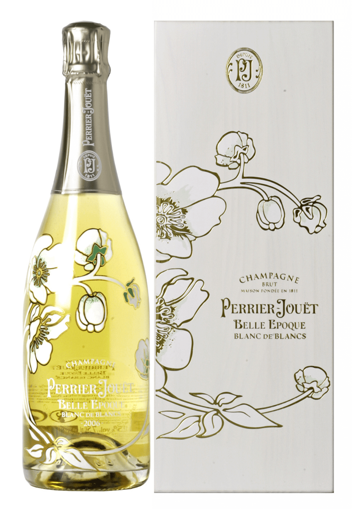 Champagne Belle Epoque Blanc de Blancs 2006 Perrier-Jouët Cassetta di Legno