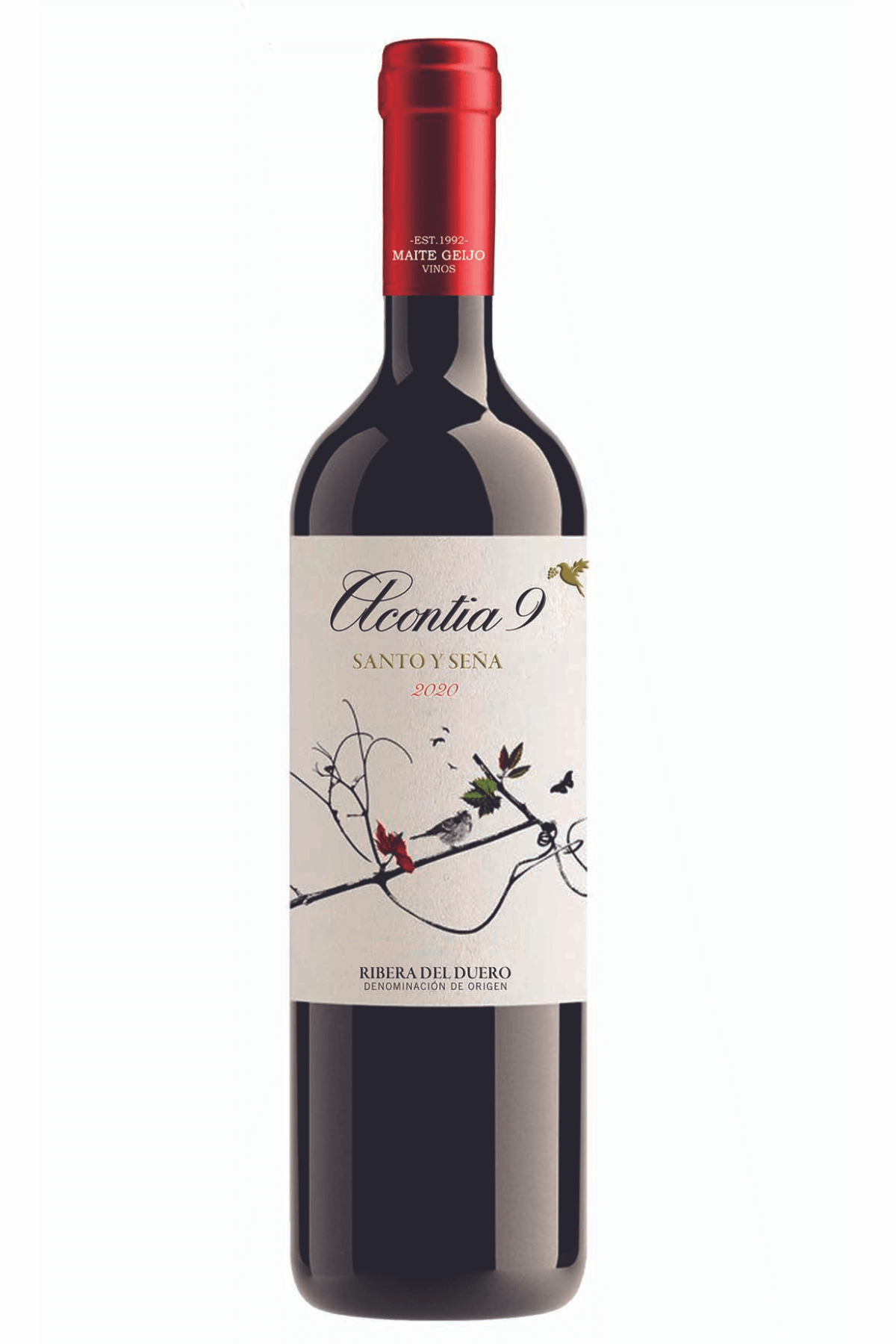 Tempranillo "Santo Y Sena" Ribera del Duero 9 meses 2020 Acontia Maite Geijo Vinos