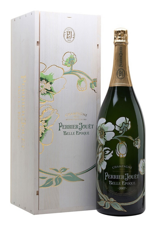 Champagne Belle Epoque Jèroboam 2007 Cassa di Legno Perrier-Jouët