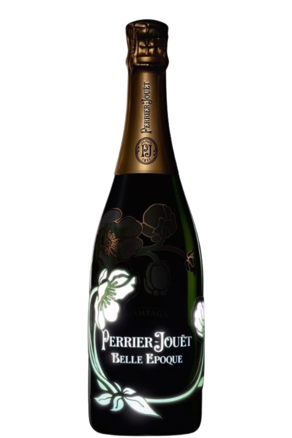 Champagne Belle Epoque 2012 - Etiqueta luminosa de edición limitada - Perrier -Jouët