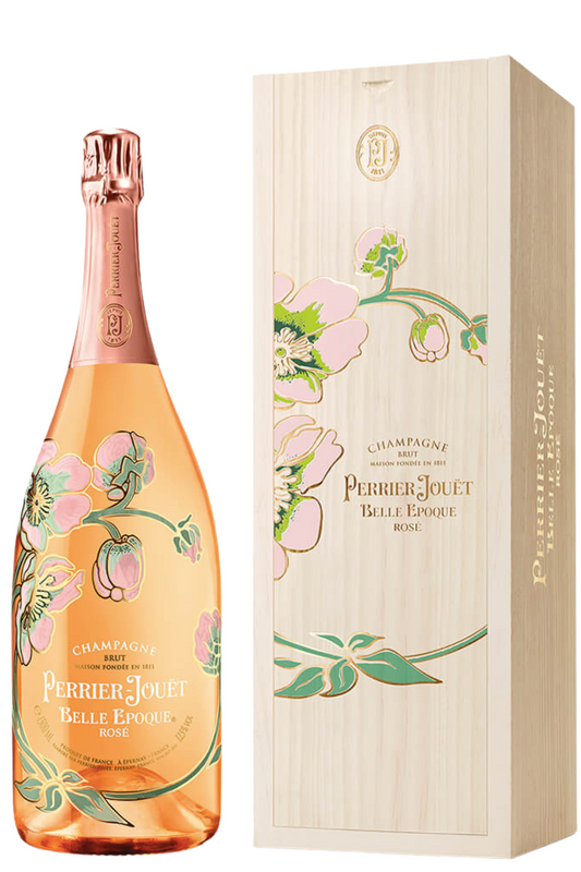 Champagne Belle Epoque Rosè Jèroboam 2007 Cassa di Legno Perrier-Jouët