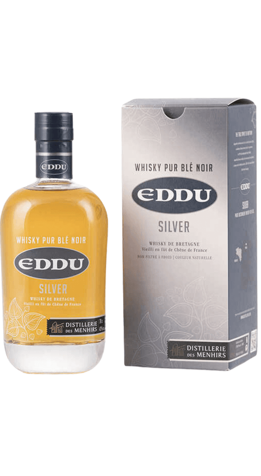 Whisky Eddu Silver Distillerie des Menhirs Astucciato
