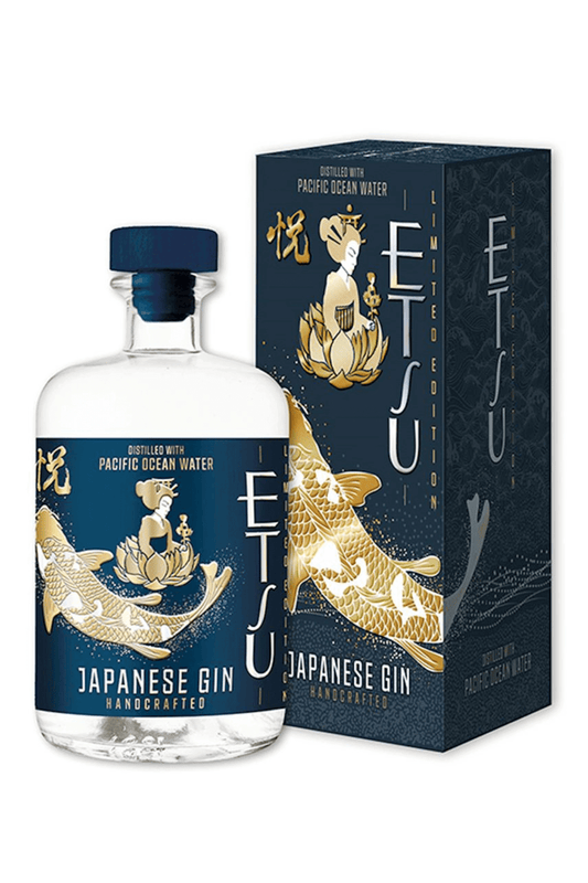 Etsu Japanese Gin Pacific Ocean Water Astucciato