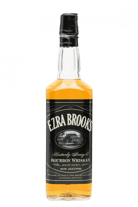 Black Label Bourbon Whiskey Ezra Brooks