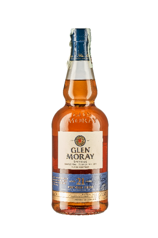 Whisky Glen Moray 21YO Caja de madera de malta individual