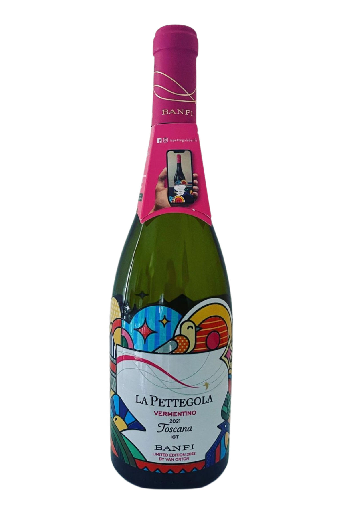 vino bottiglia wine La Pettegola IGT Toscana Edizione Limitata 2022 - Cantine Banfi. Provenienza Toscana. Vino Ottimo in abbinamento a piatti a base di pesce e vegetariana. Perfetto anche come vino da aperitivo. Scopri di più su Sparkleitaly.it