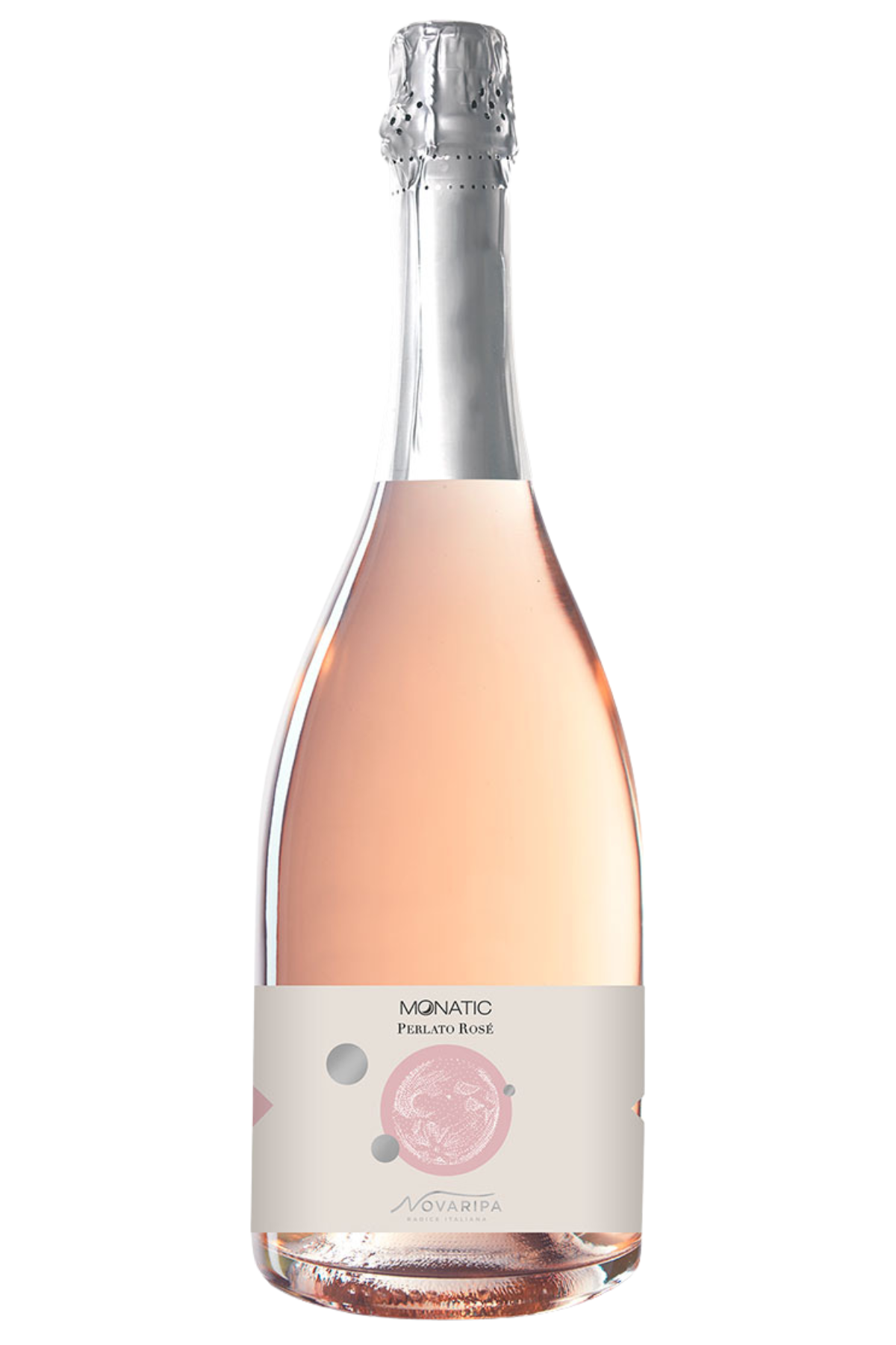 "Monatic Perlato Rosè" Spumante Rosè Dry - Novaripa