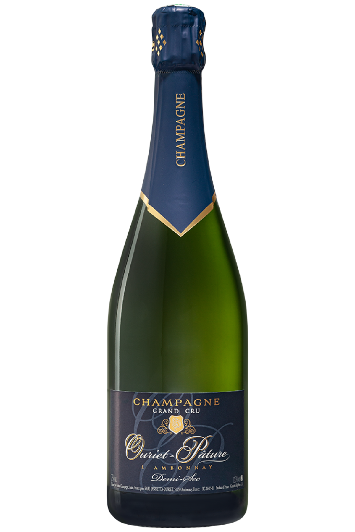 Champagne cuvée demi-sec-ouriet-prest