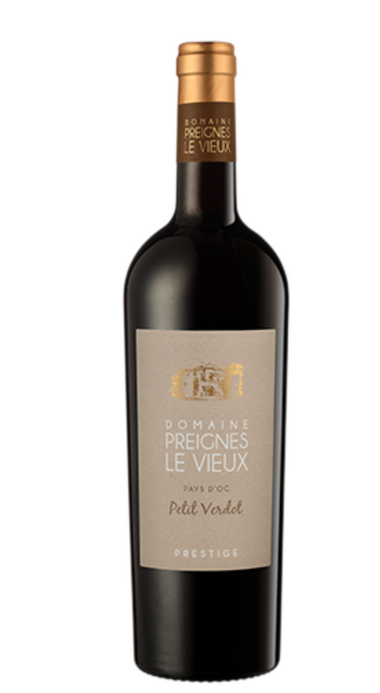 Petit verdot pre -prestige pgi paga d'C 2020 - Domaines preages