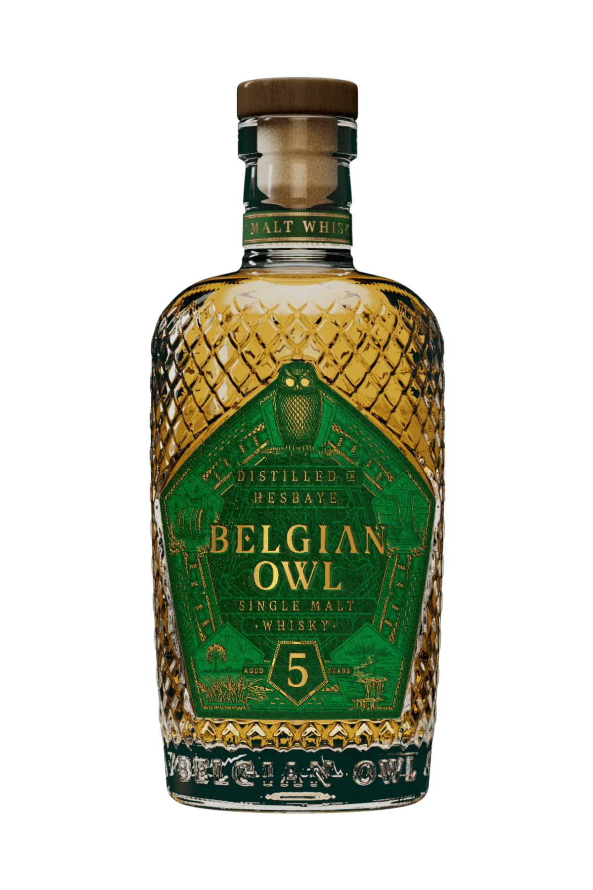Belgian Owl Whisky Single Malt 5 Years Old 0,7L