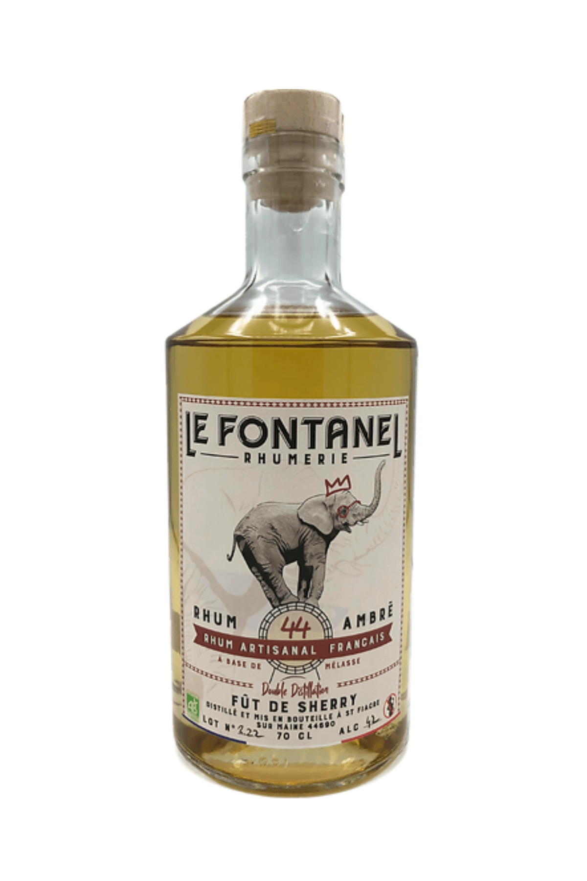 Rhum Ambrè Artisanal 0,7L Rhumerie Le Fontanel