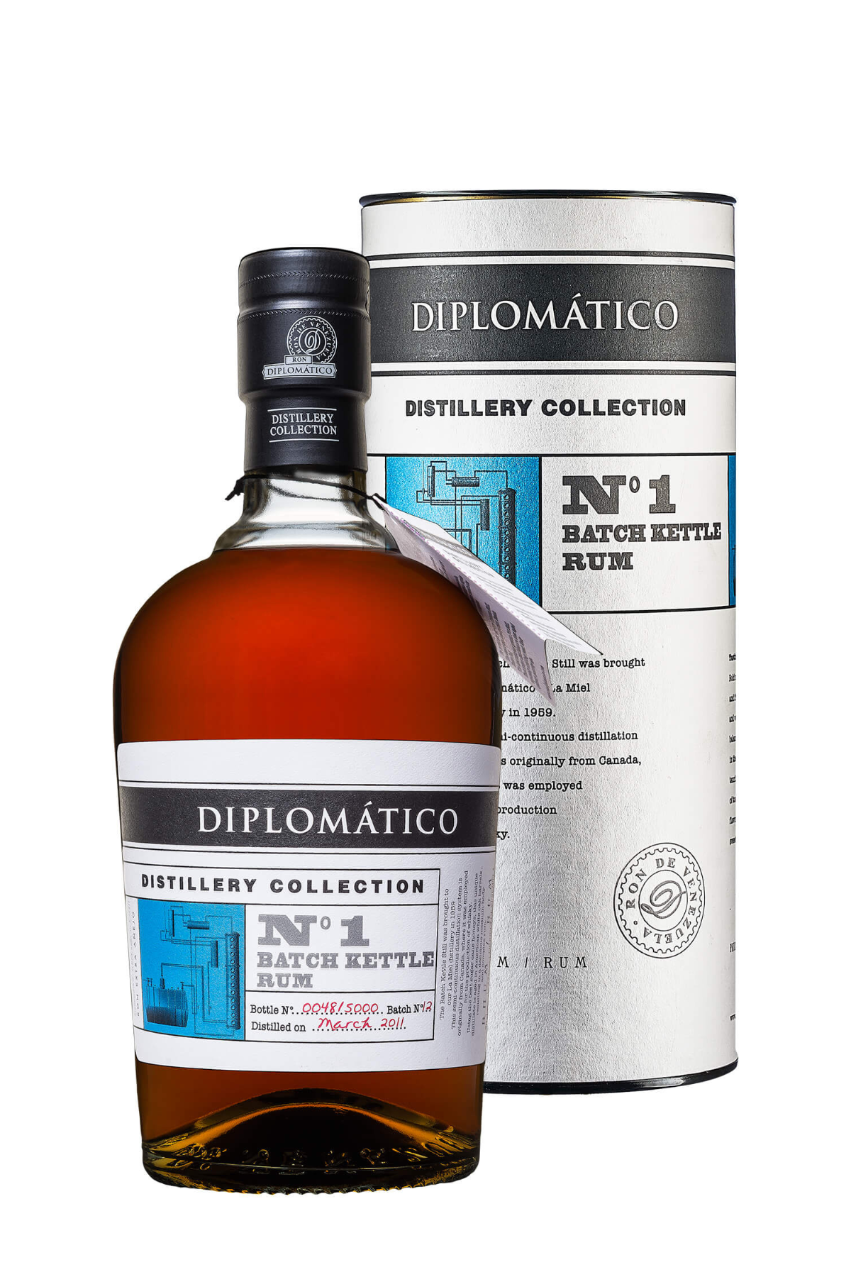 Ron Diplomàtico Distillery Collection N ° 1 Single Kettle Cunning Batch