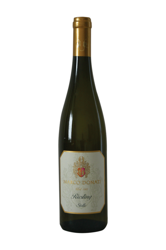 vino bianco Riesling "Stelle" DOC 2021 - Marco Donati. Provenienza Trentino Alto Adige.  Ottimo come aperitivo, adatto per primi piatti con salse a base di molluschi e con pesce cotto alla brace, formaggi, carni bianche. Acquista online Sparkleitaly.it 