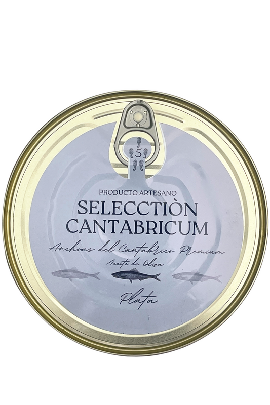 "Plata" Cantabric Mar Acciughics in Olive Oil "00" - 8 archivos - Selecctiòn Cantabricum