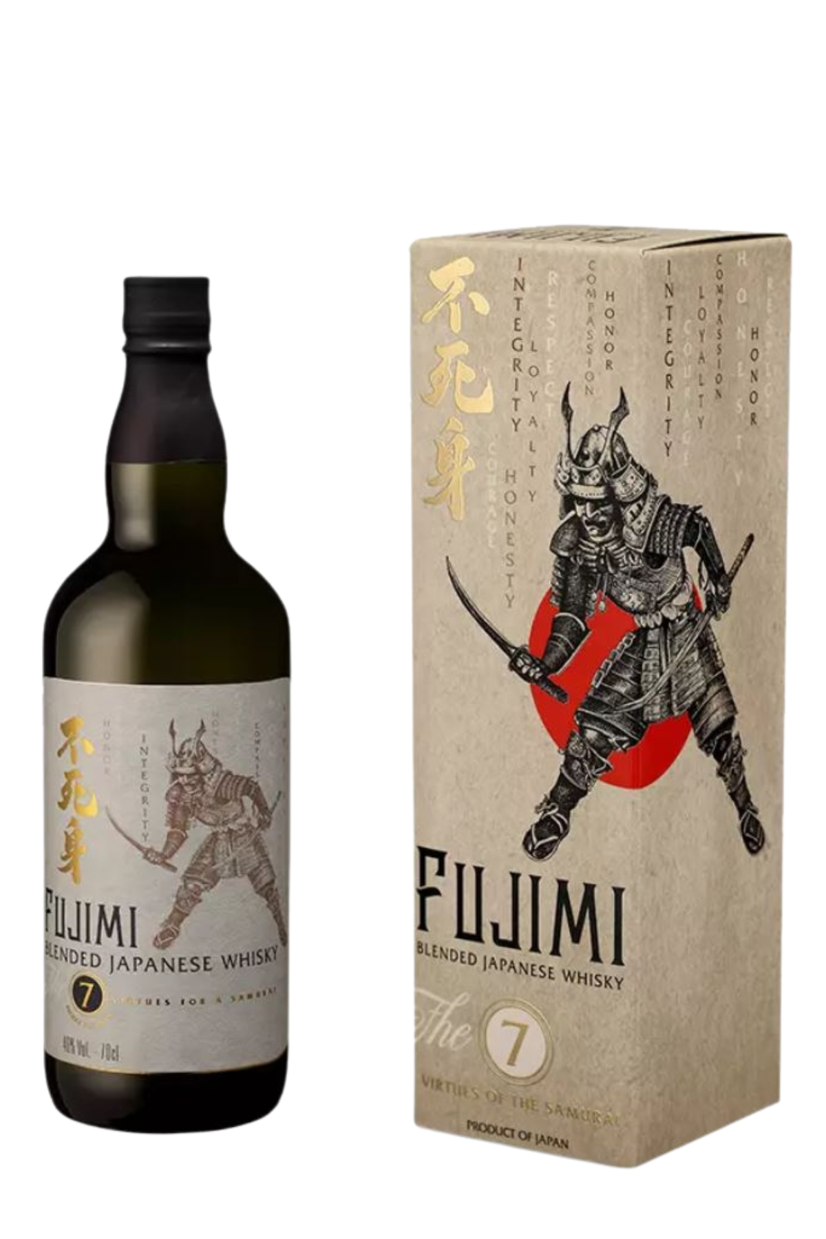 Fujimi Whisky Blended 7 Virtues of Samurai