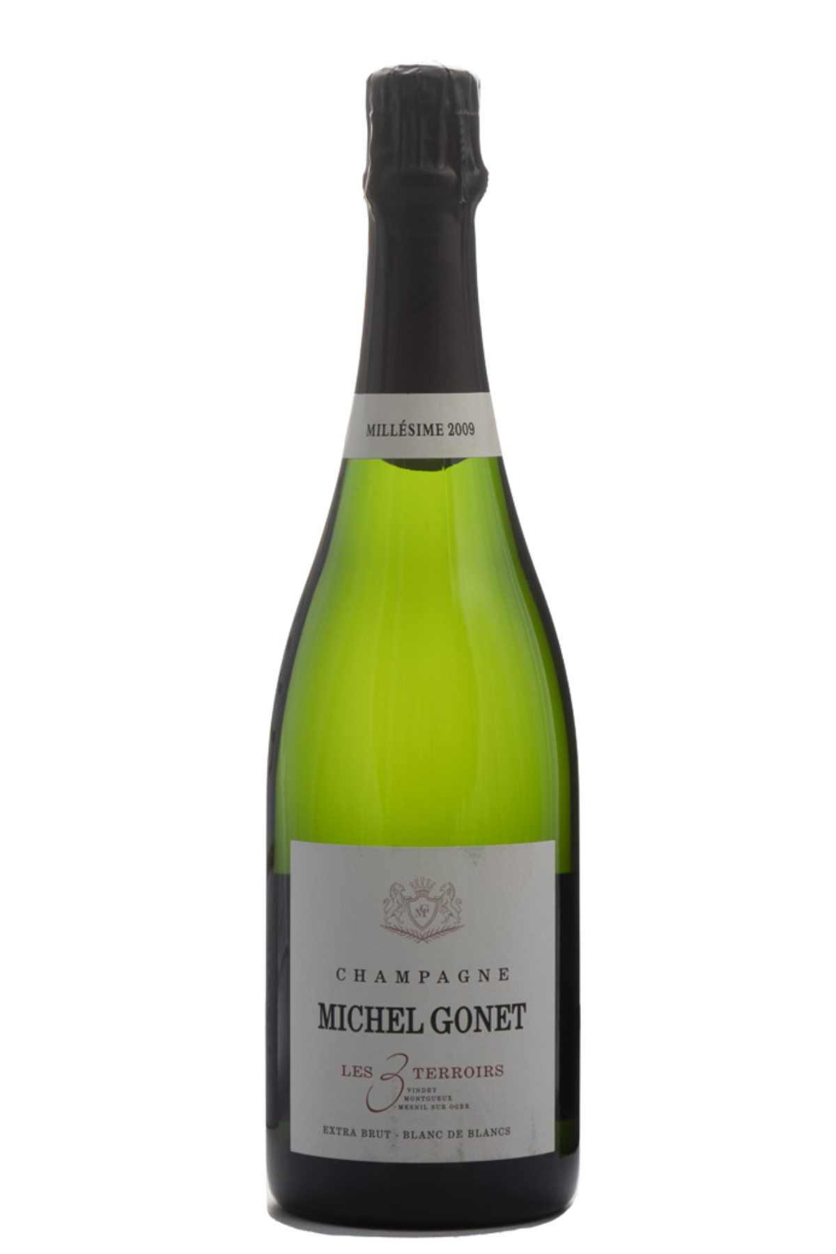 Champagne Blanc de Blancs Millésime "Les 3 Terroirs" 2016 - Michel Gonet