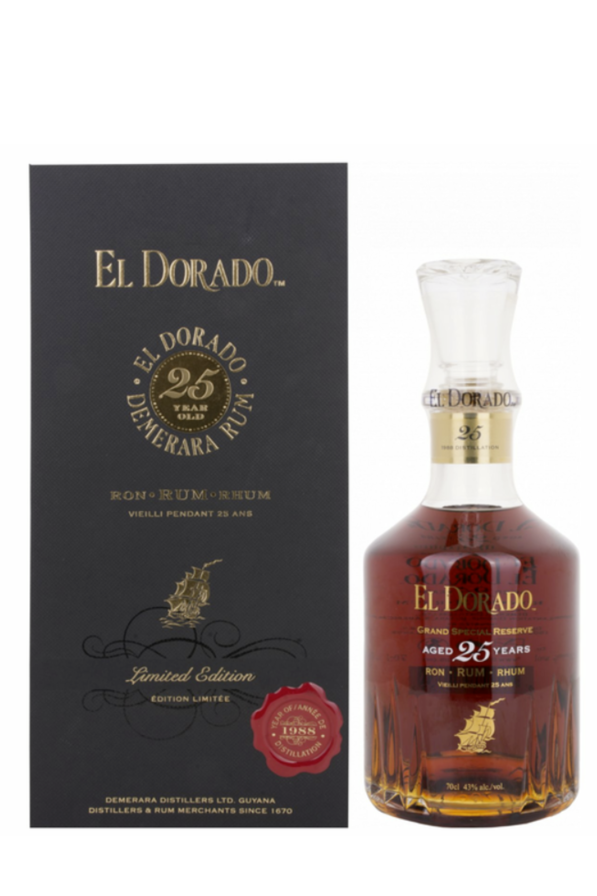 Rum el Dorado 25 yo